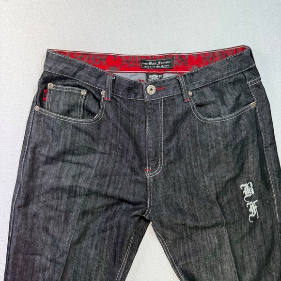 Bare Fox Premium Denim Jeans 26 Women's Embellished Y2K BF Dark Wash Bootcut - Picture 1 of 12